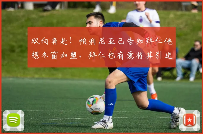 双向奔赴！帕利尼亚已告知拜仁他想冬窗加盟，拜仁也有意将其引进